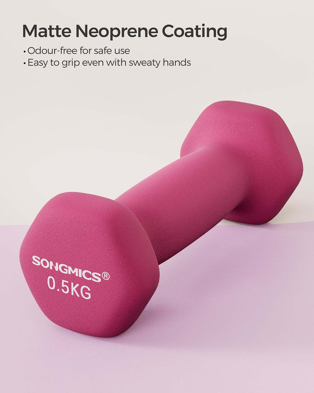 Double Pink Women Dumbbells