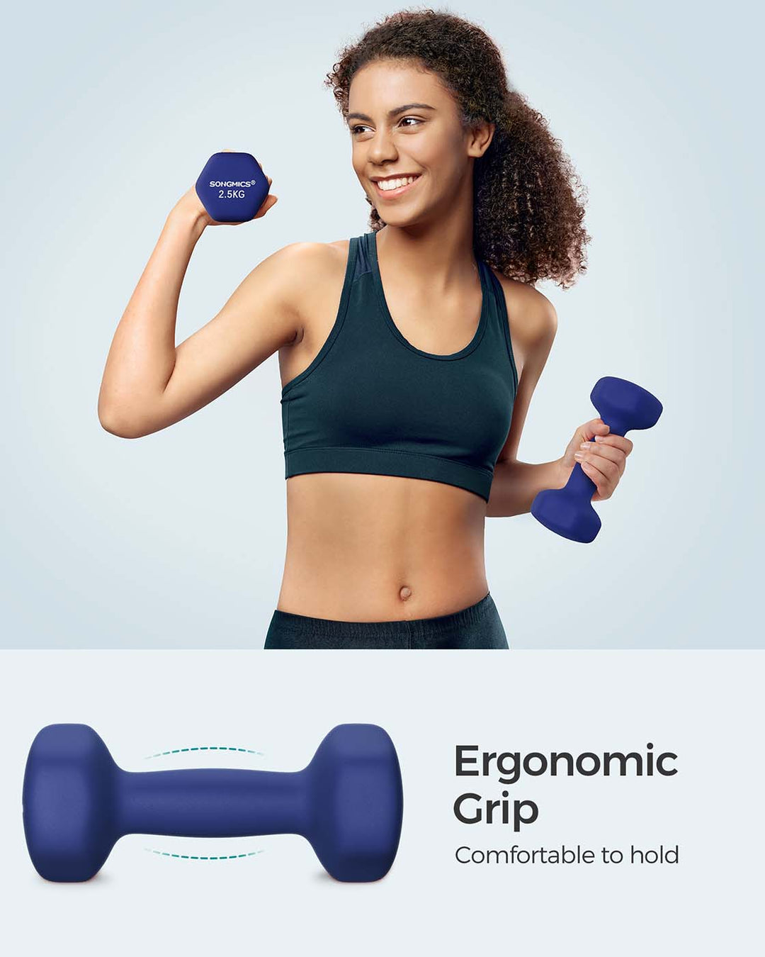 Matte Finish Dumbbells