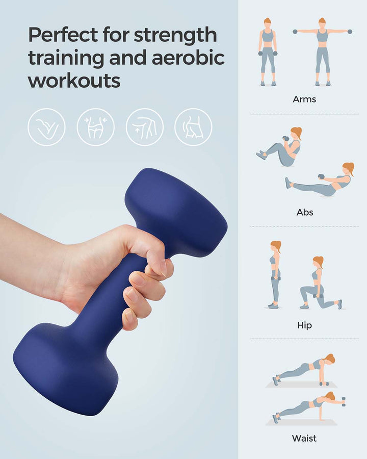 Matte Finish Dumbbells