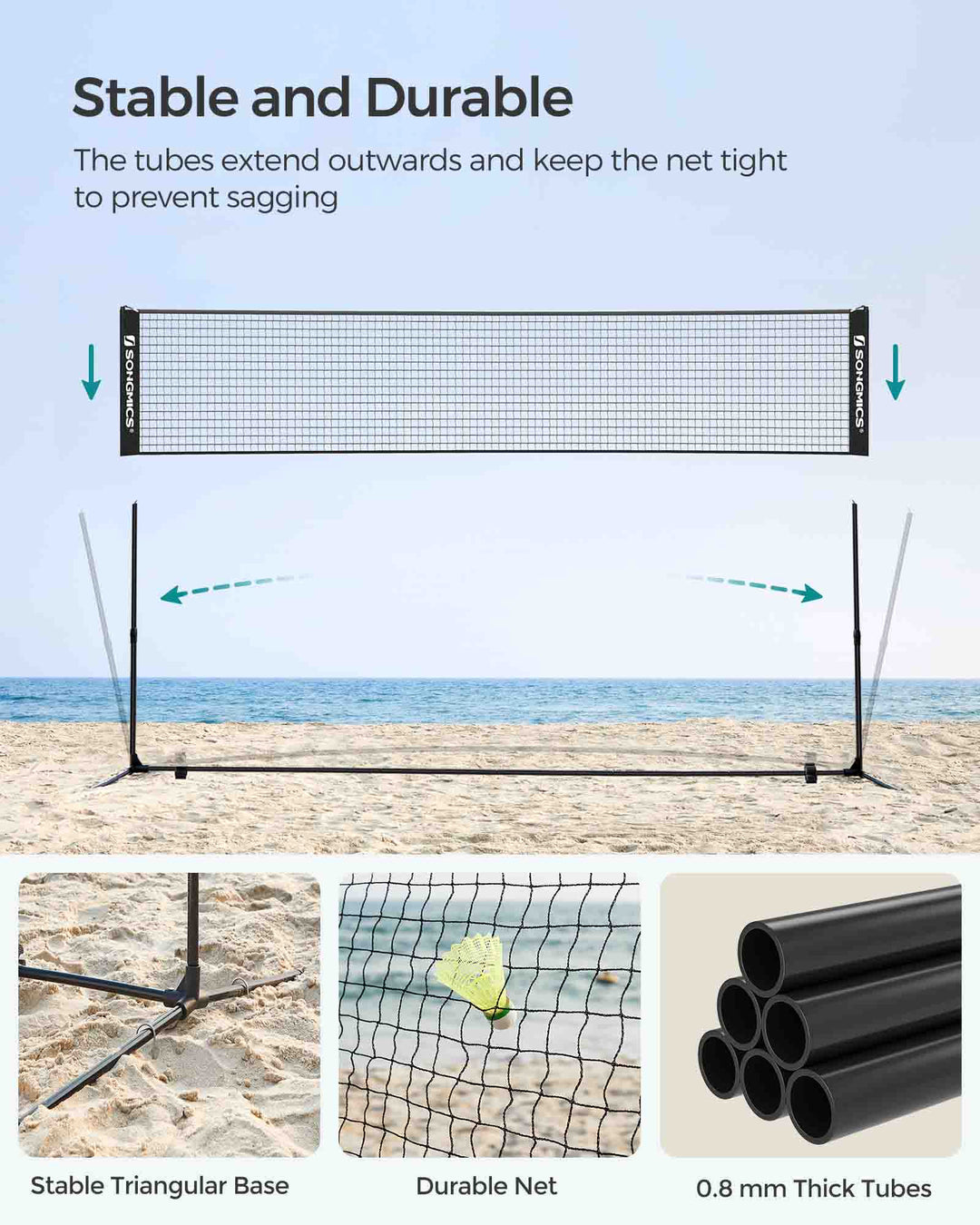 Iron Frame Badminton Net