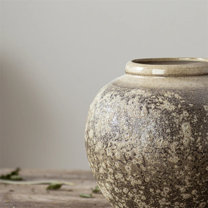 Vintage Japanese Style Ceramic Vase