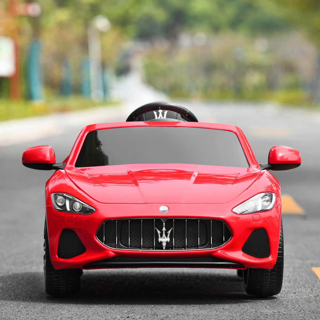 12V Battery Powered Compatible Maserati Toy Vehicle-Red