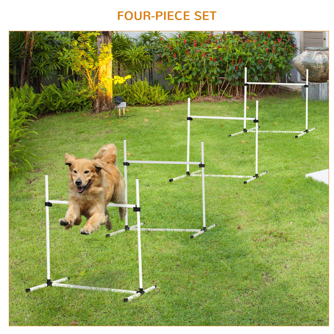 Pawhut Canine Agility Set-White