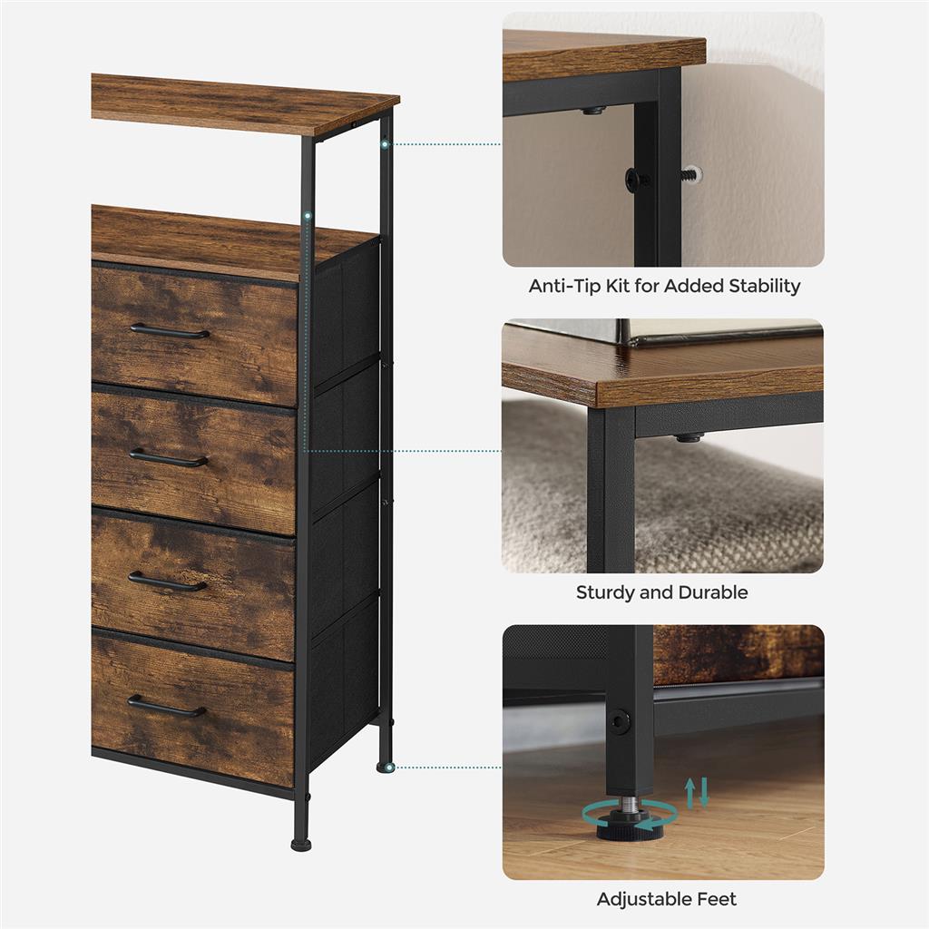Tall Dresser 8 Drawers