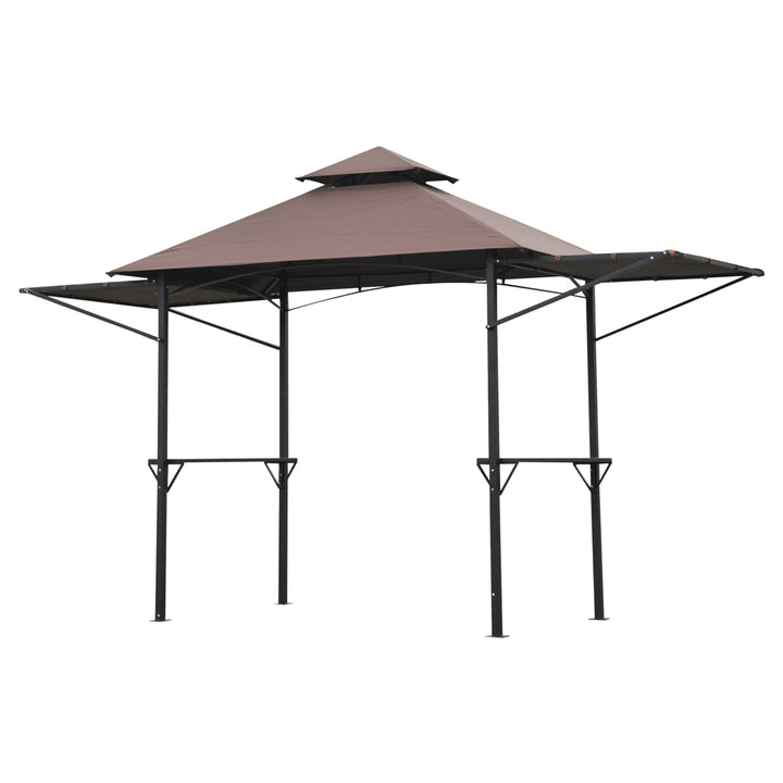 250L x 150W cm Waterproof Canopy Awing-Coffee