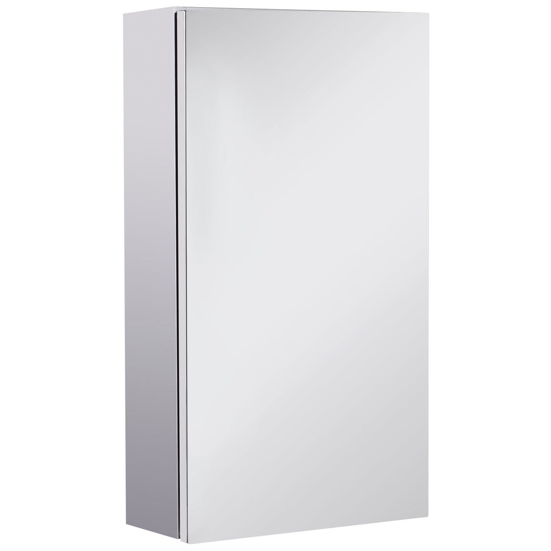 Stainless Steel Wall-mounted Bathroom Mirror Storage Cabinet 300mm (W)