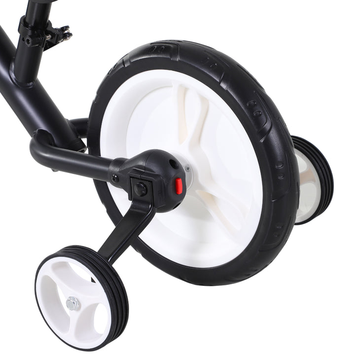 PP Toddlers Removable Stabiliser Balance Bike Black