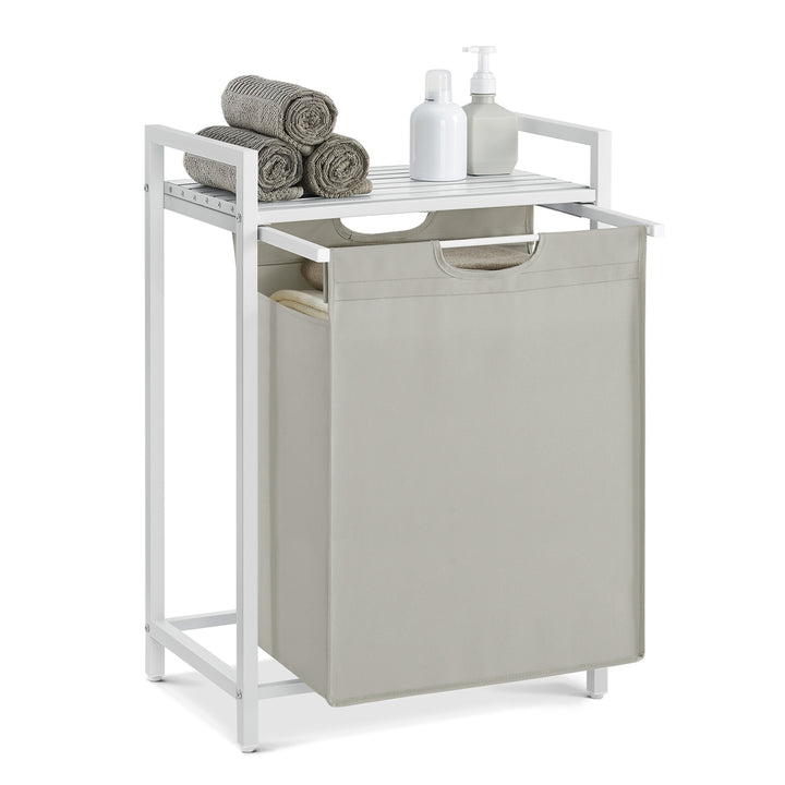 65L Laundry Basket White
