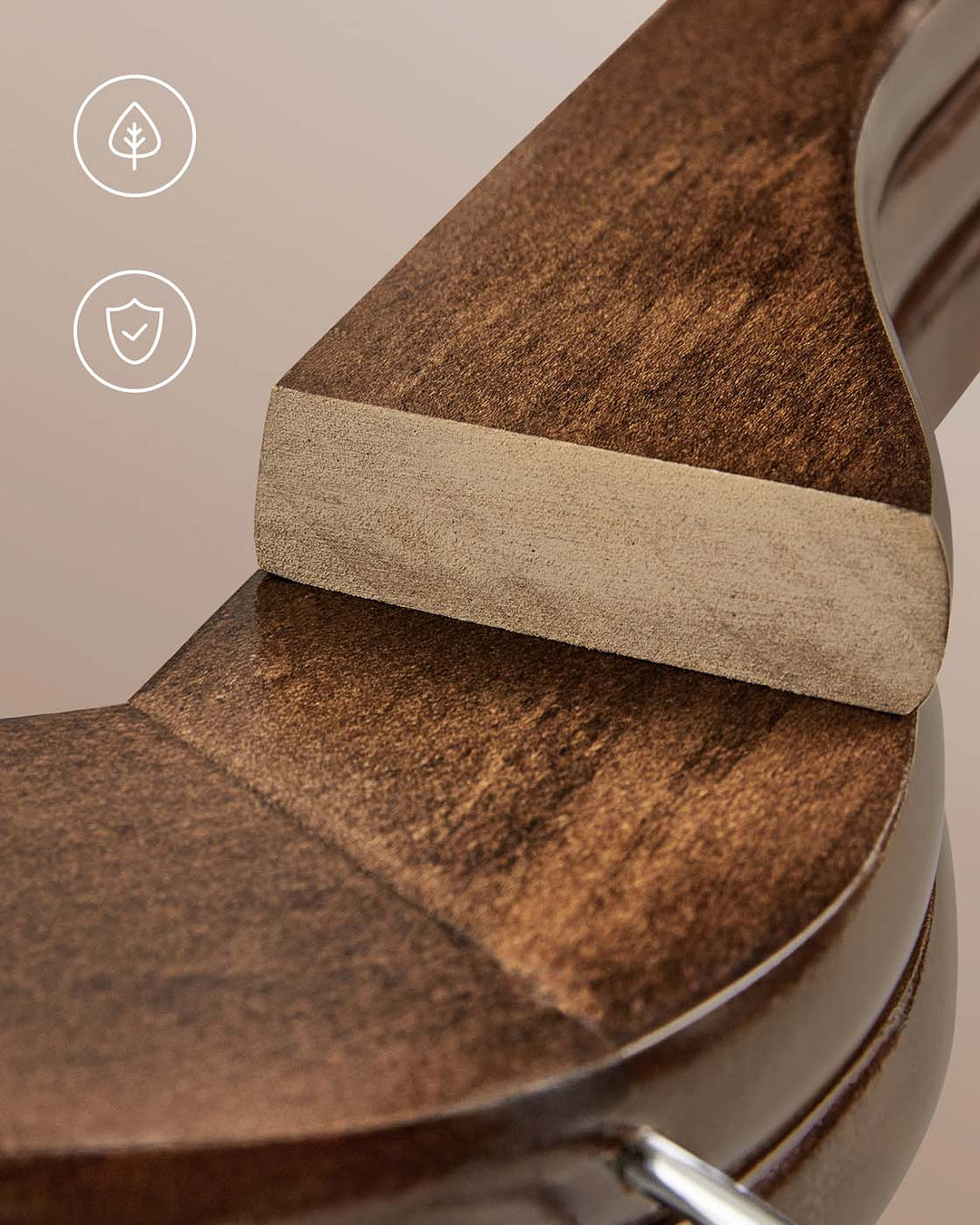 20 Pack Wood Hangers