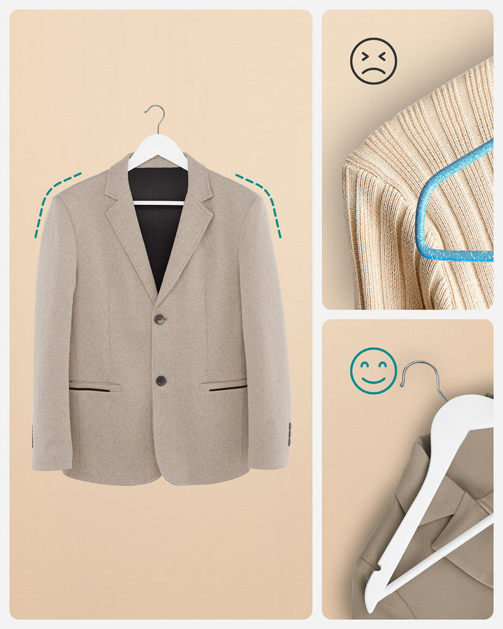 10 Wood Clothes Hangers