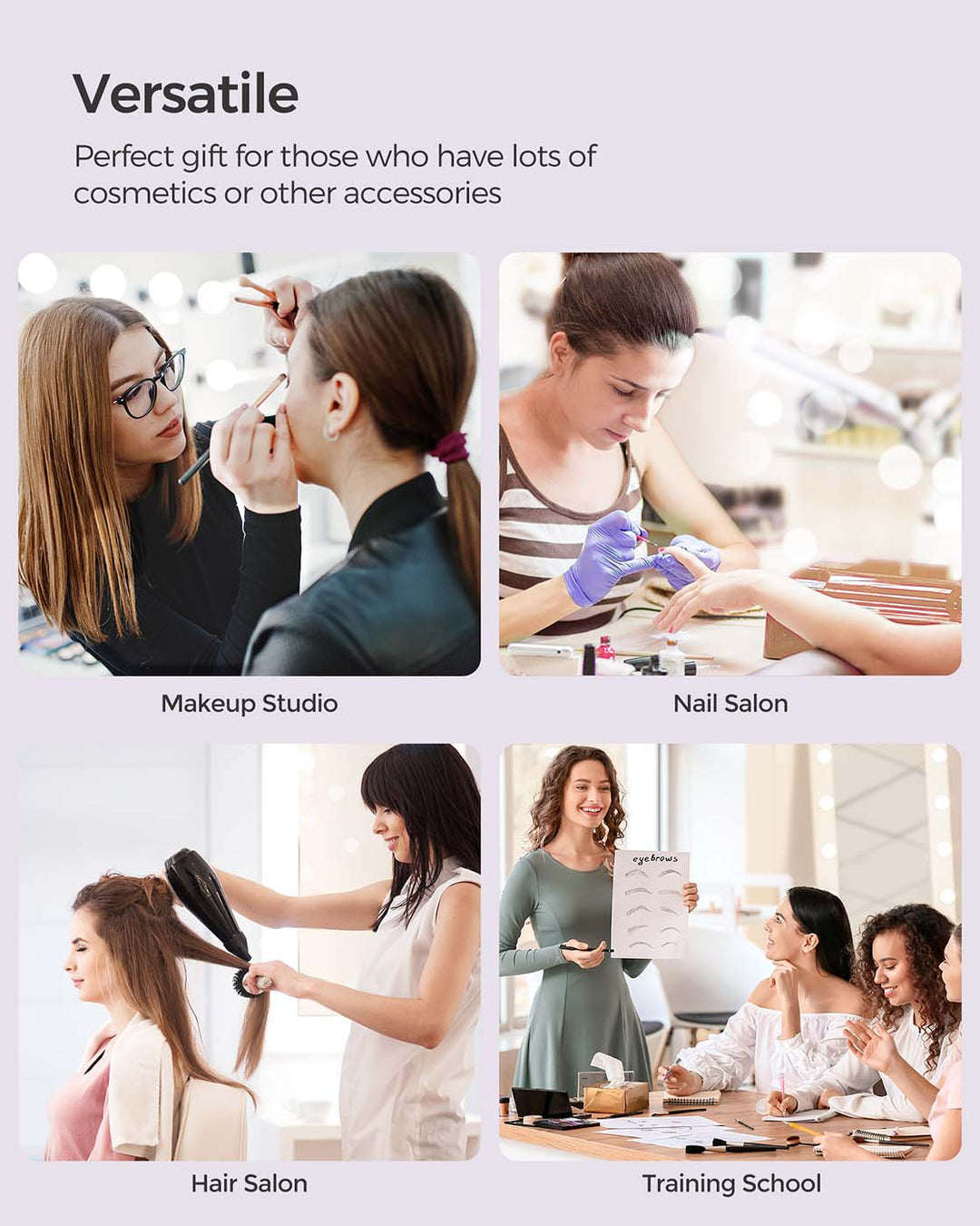 Rolling Lockable Makeup Case