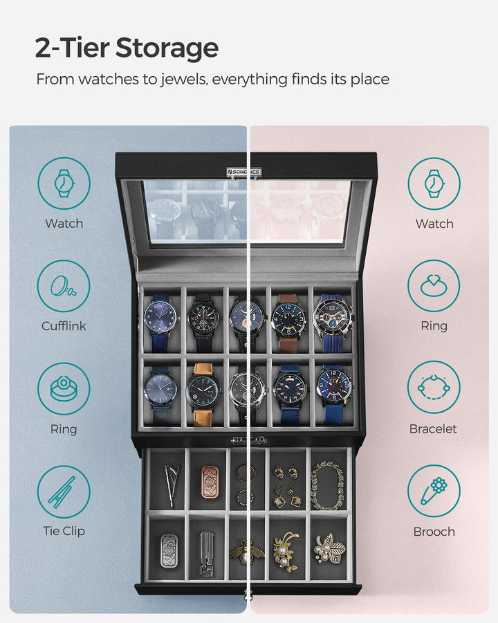 20 Grids Watch Box