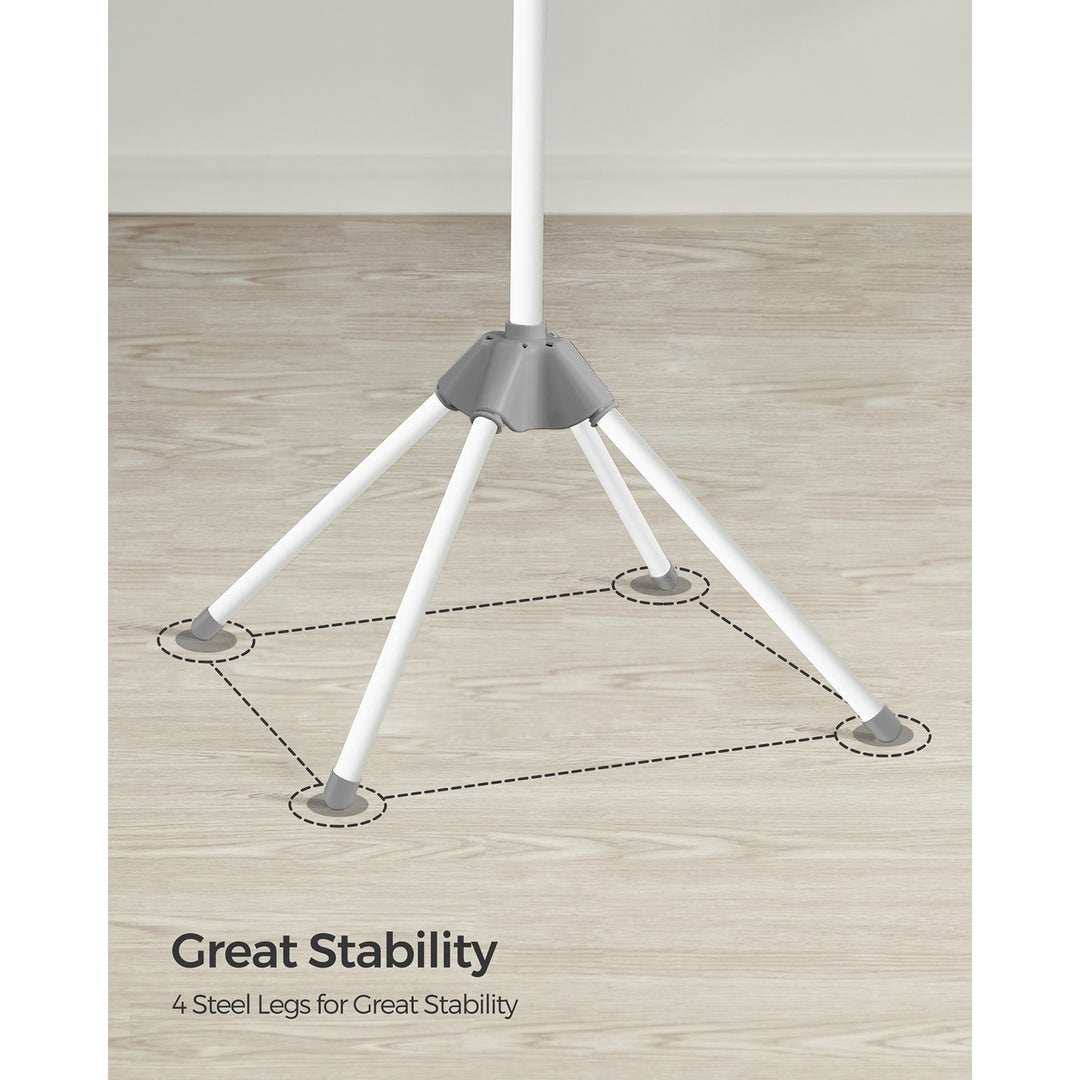 Clothes Airer Grey and White