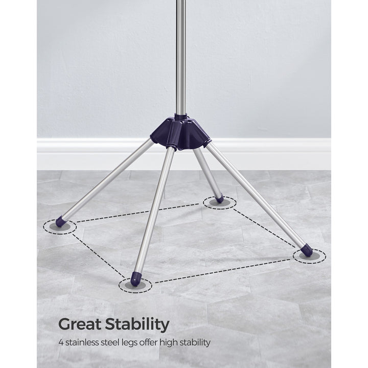 Clothes Airer with 3 Rotatable Arms