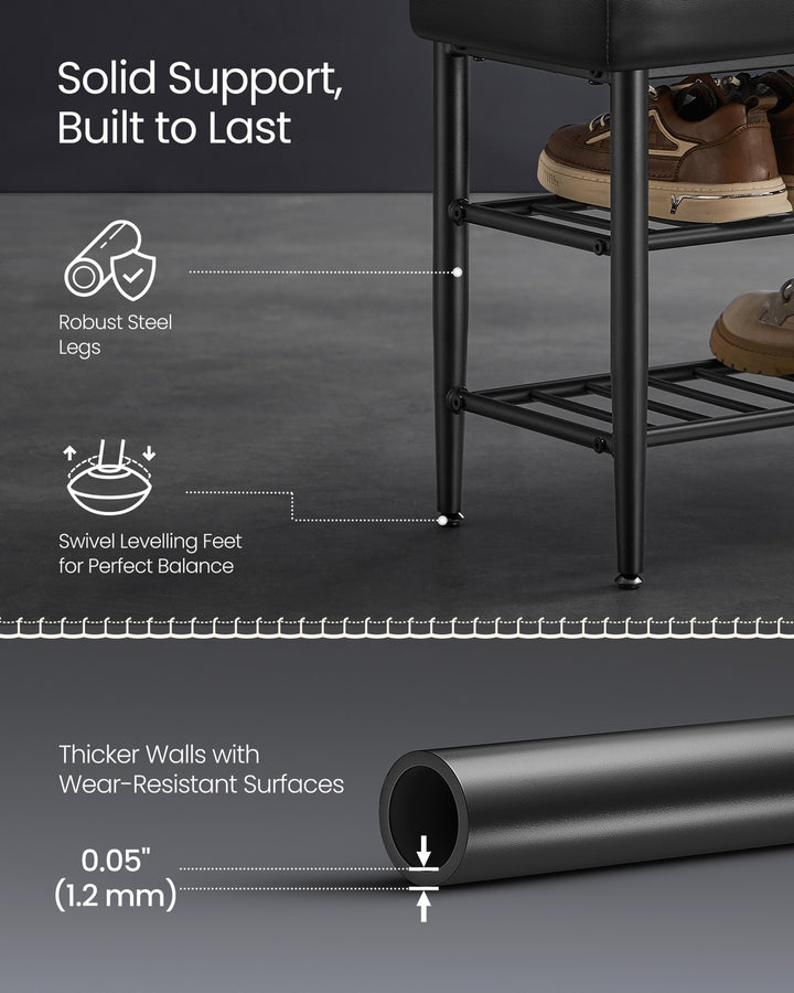 Shoe Bench Synthetic Leather