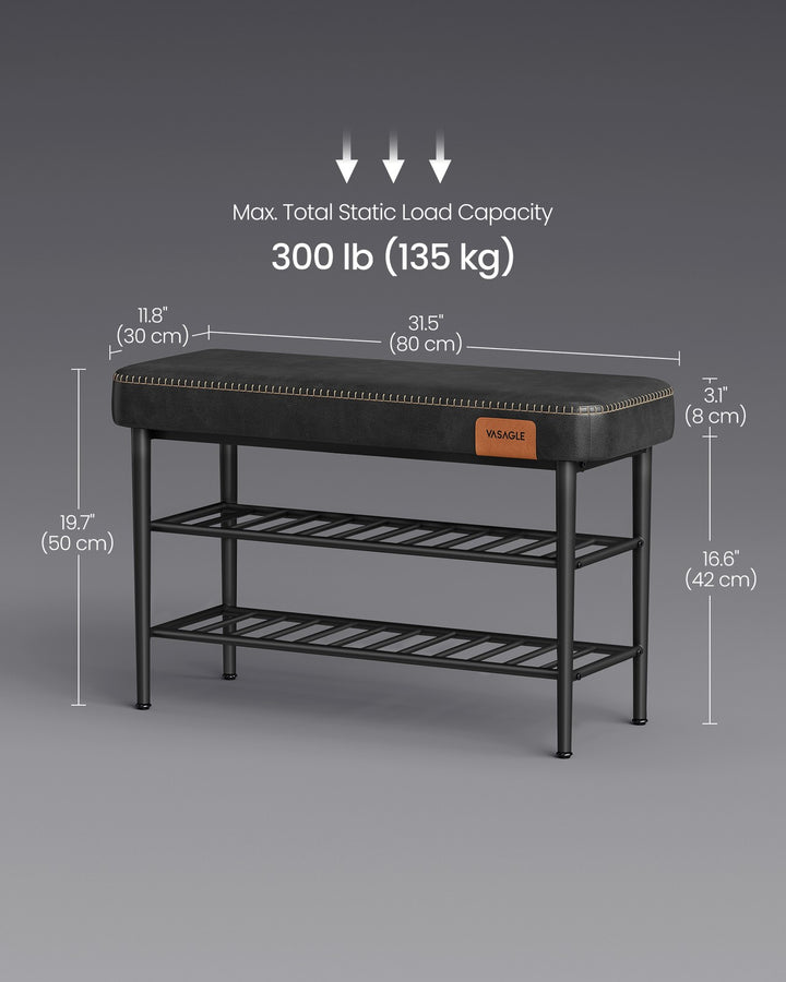 Shoe Bench Synthetic Leather