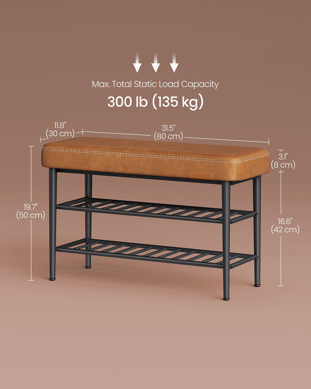 Shoe Bench Synthetic Leather