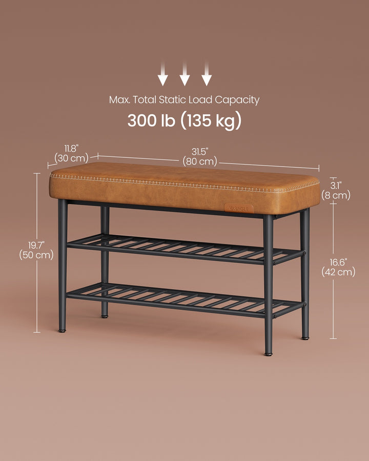 Shoe Bench Synthetic Leather