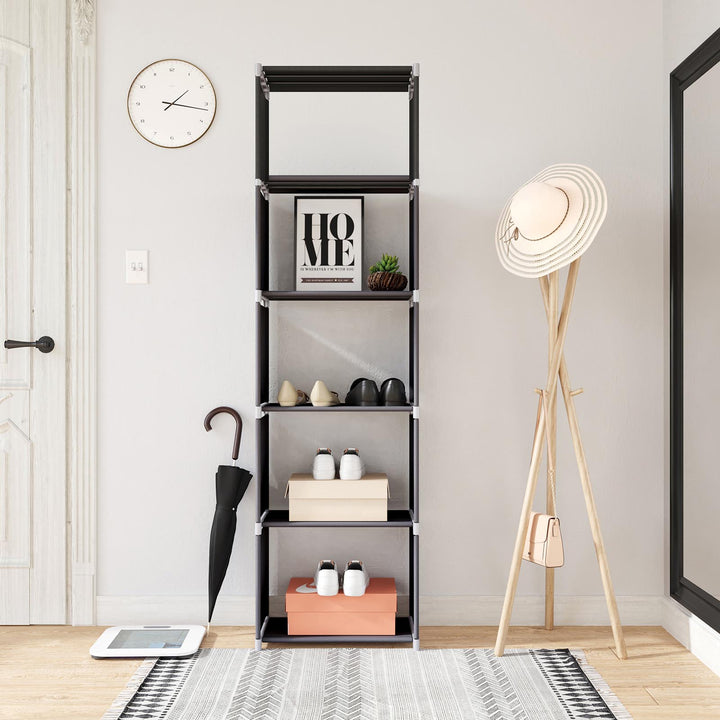 5 Tier Metal Bookcase
