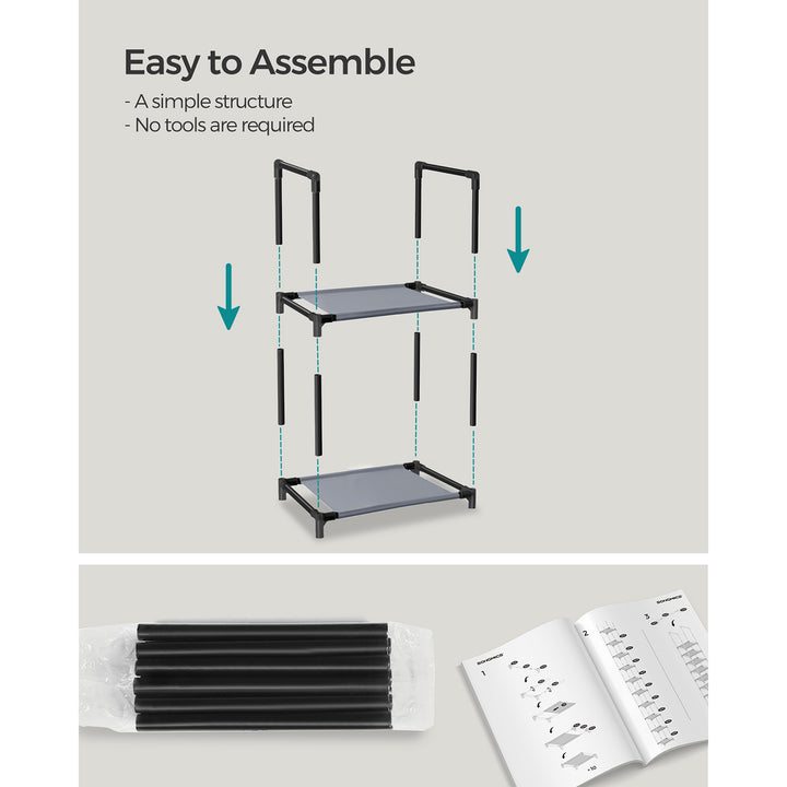 10-Tier Shoe Rack 33 x 33 x 173 cm