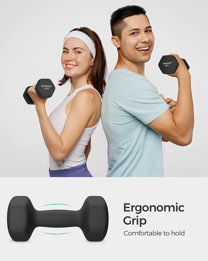 2 x 5 kg Dumbbells