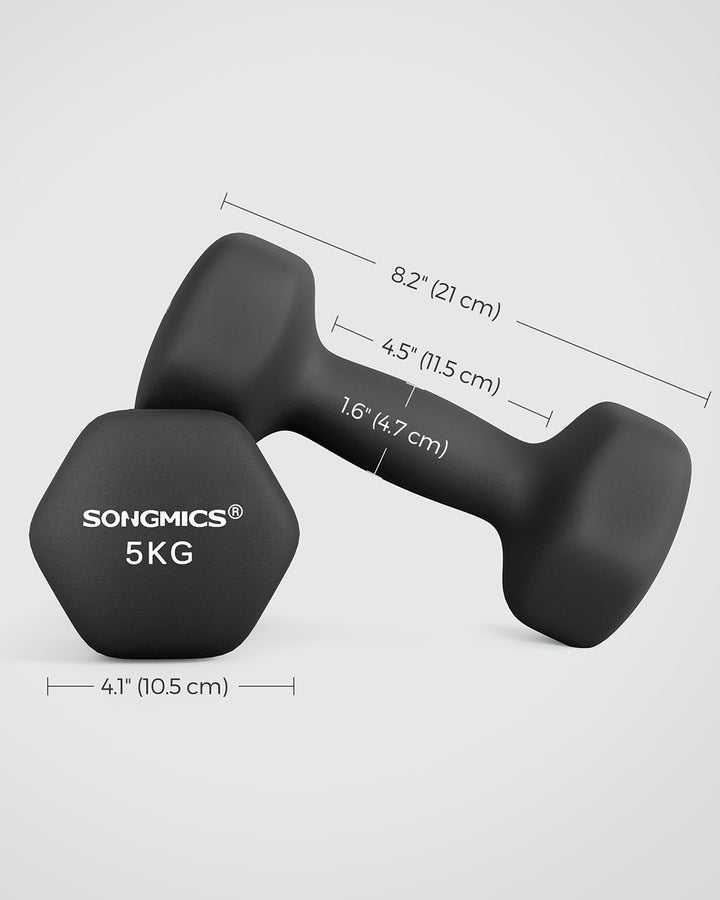 2 x 5 kg Dumbbells