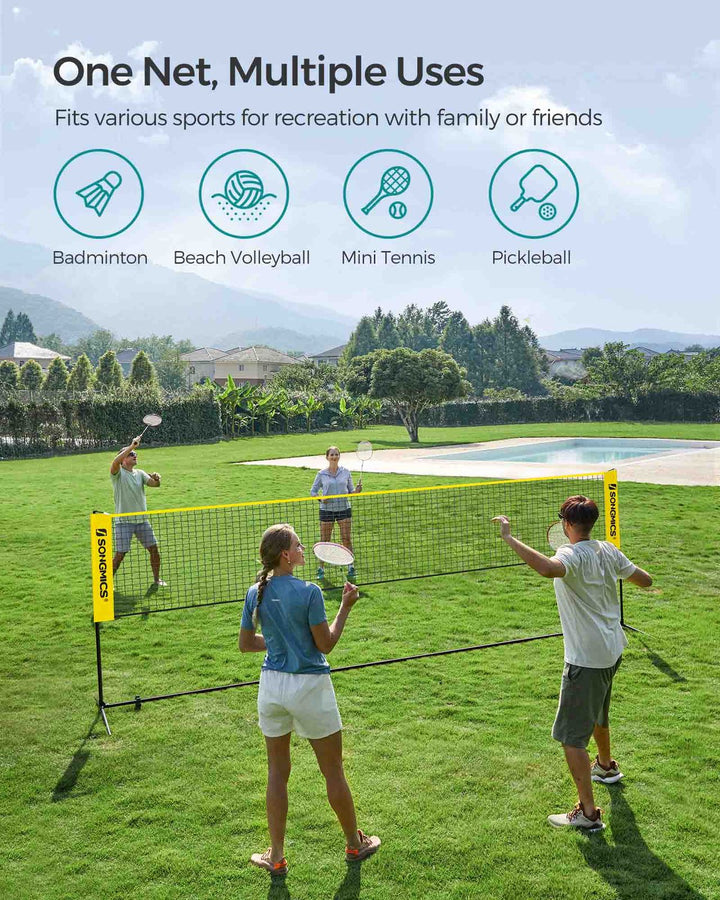 Height Adjustable Badminton Net