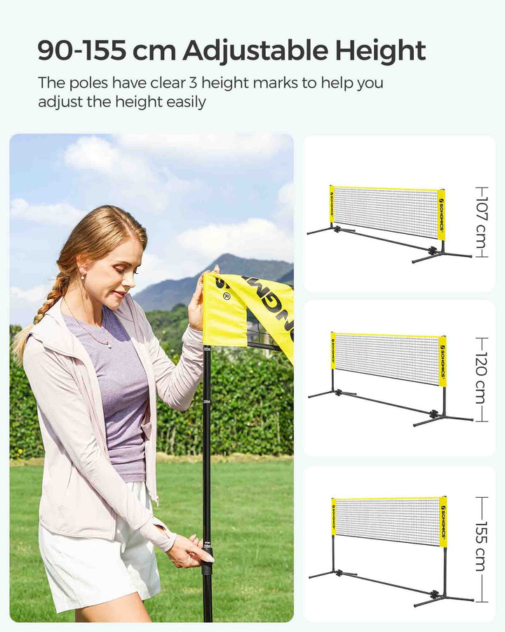 Height Adjustable Badminton Net