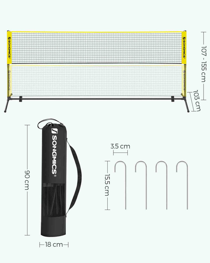 Height Adjustable Badminton Net