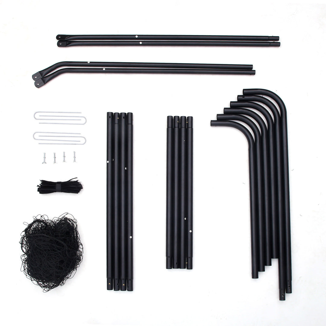 Black Portable Football Gate for Garden