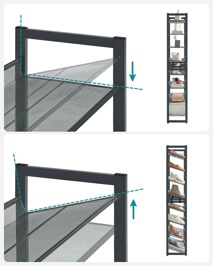 2 Stackable Shoe Racks