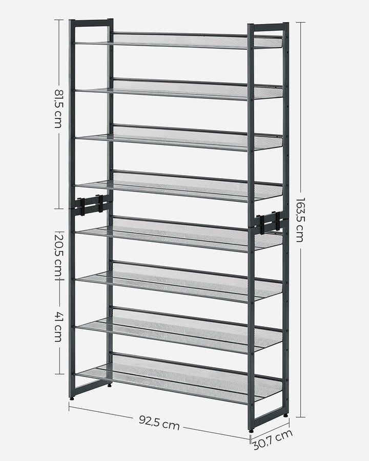 2 Stackable Shoe Racks