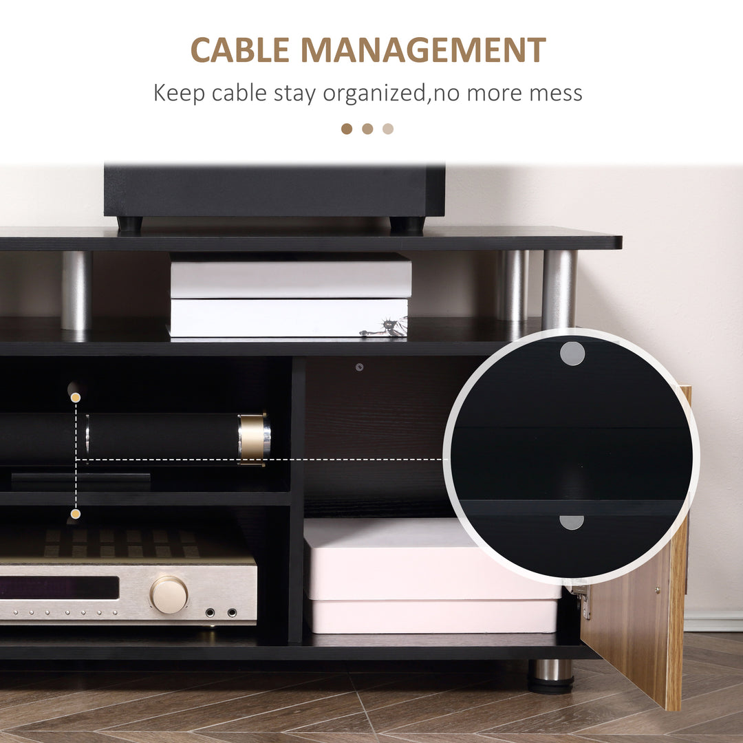 TV Unit with Storage - Black