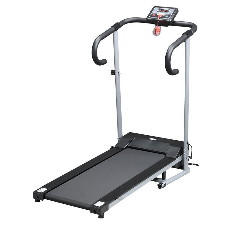 Electric Treadmill, Folding Indoor Cardio Treadmill, LCD Monitor