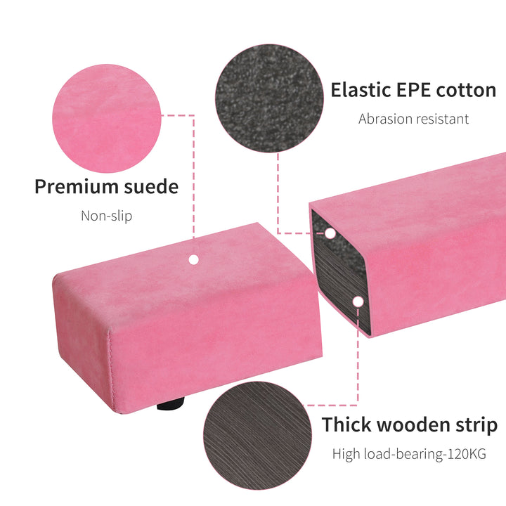 Balance Beam Trainer, 2.4 m-Pink