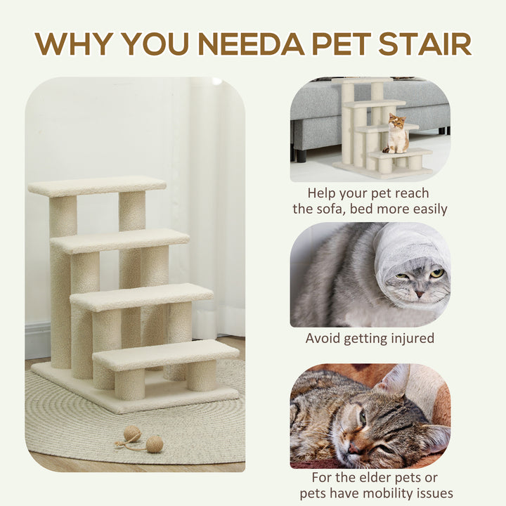 Pet Stairs Ramp Cat Tree Ladder Easy Steps Climbing Frame Staircase