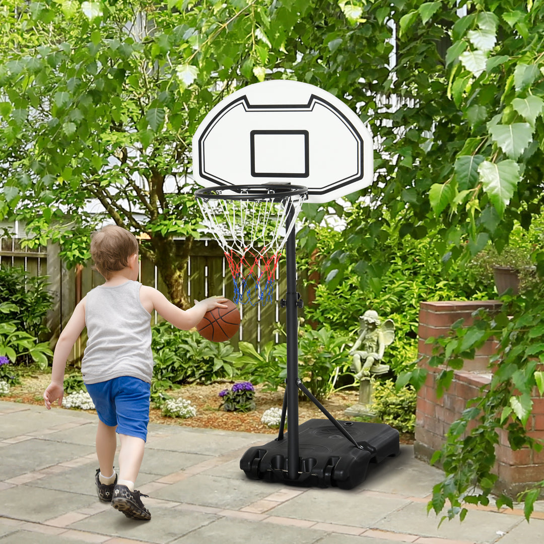 Basketball Stand 94-123cm Basket Height Adjustable Hoop For Kids Adults Suitable for Pool Side