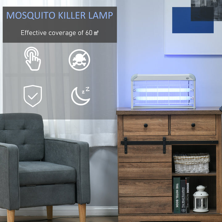 Free Standing Wall Hanging 30W Electric Fly Mosquito Killer 60m2  Coverage Electric Fly Zapper, Bug Zapper, Insect Killer