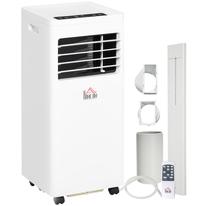 Mobile Air Conditioner White W/ Remote Control Cooling Dehumidifying Ventilating - 765W
