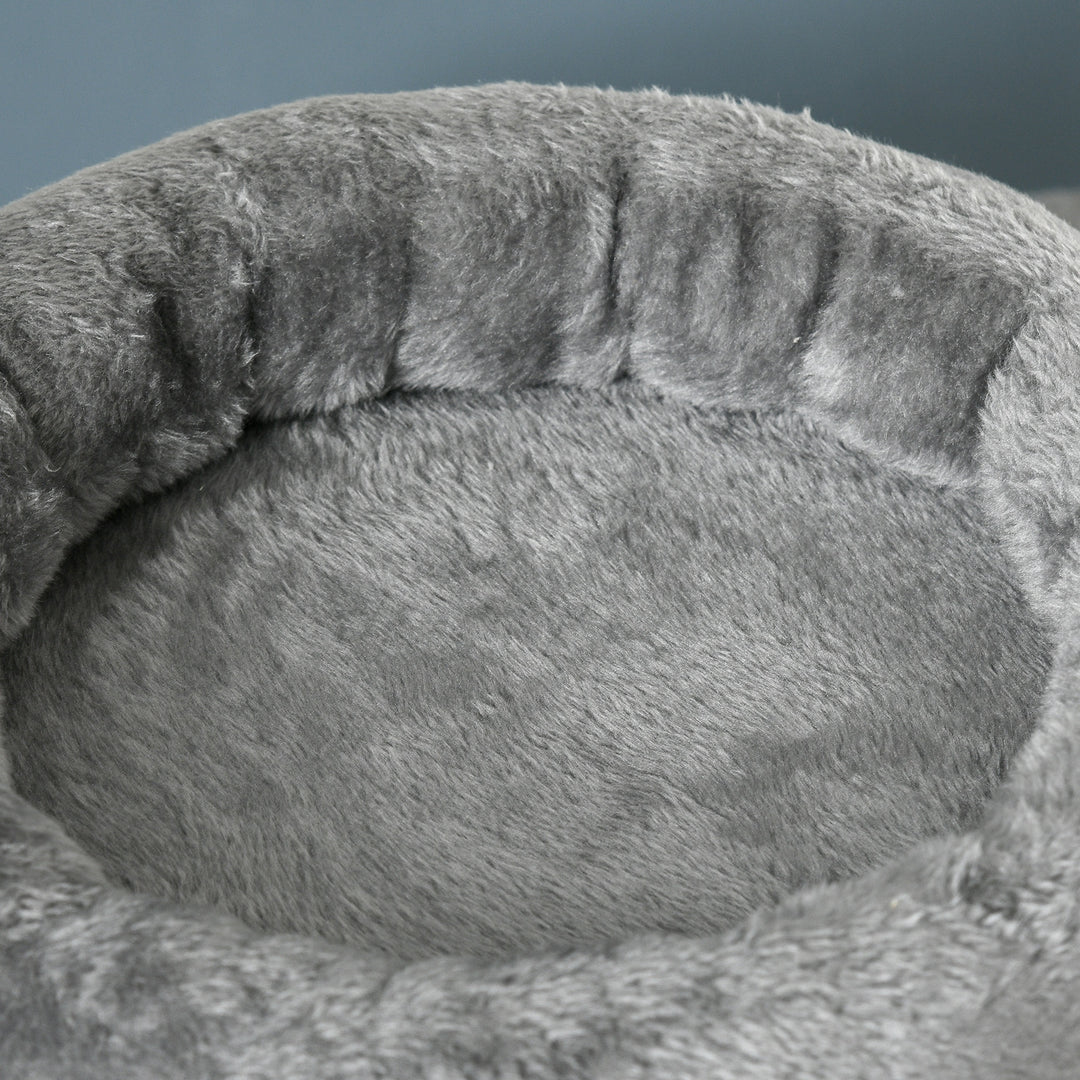 136cm Cat Tree for Indoor Cats, Modern Cat Tower with Scratching Posts, Bed, Toy Ball - Grey