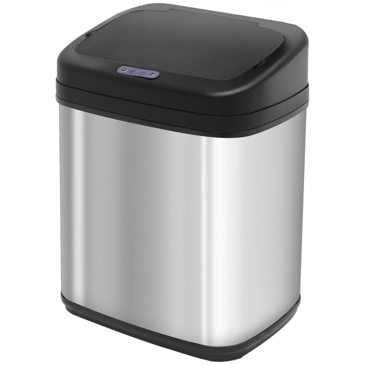 20L LUXURY Automatic Sensor Dustbin Kitchen Waste Bin Rubbish Trashcan Auto Dustbin Stainless Steel with Bucket 33*25*42.5CM