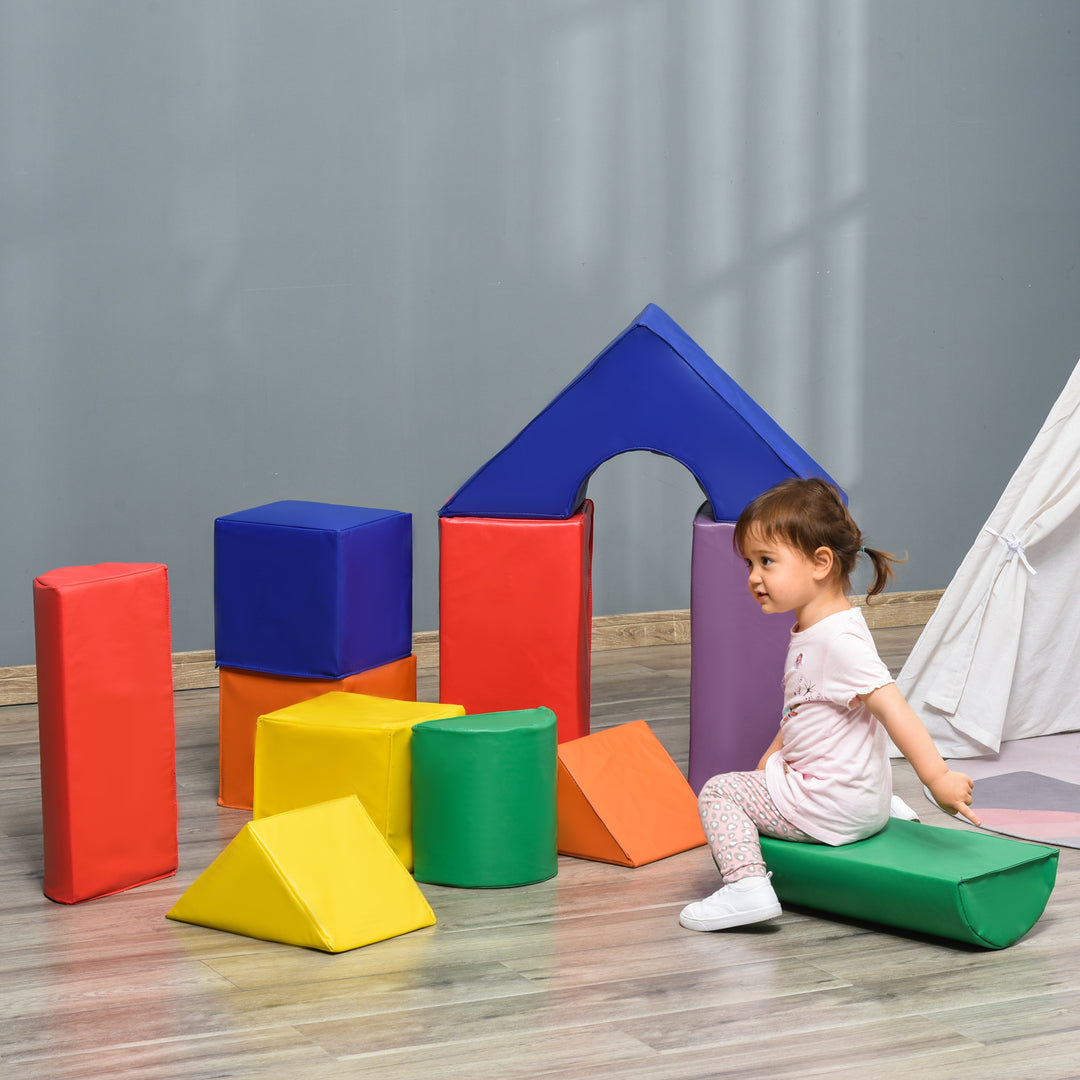 Soft Play Kids Climb and Crawl Toy, Foam Building and Stacking Blocks