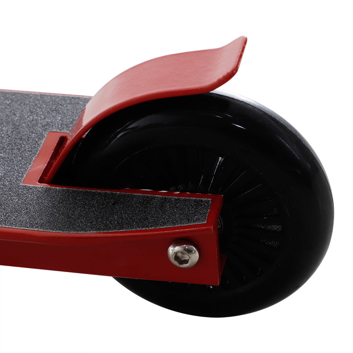 Teens Adult Street Stunt Kick Scooter Intermediate and Beginner Freestyle Tricks Scooters For 14+ w/ Rear φ10cm Wheel&Brake - Red