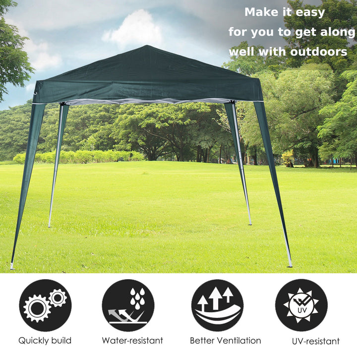 Pop-Up Tent,  3Lx3Wx2.4H m-Green