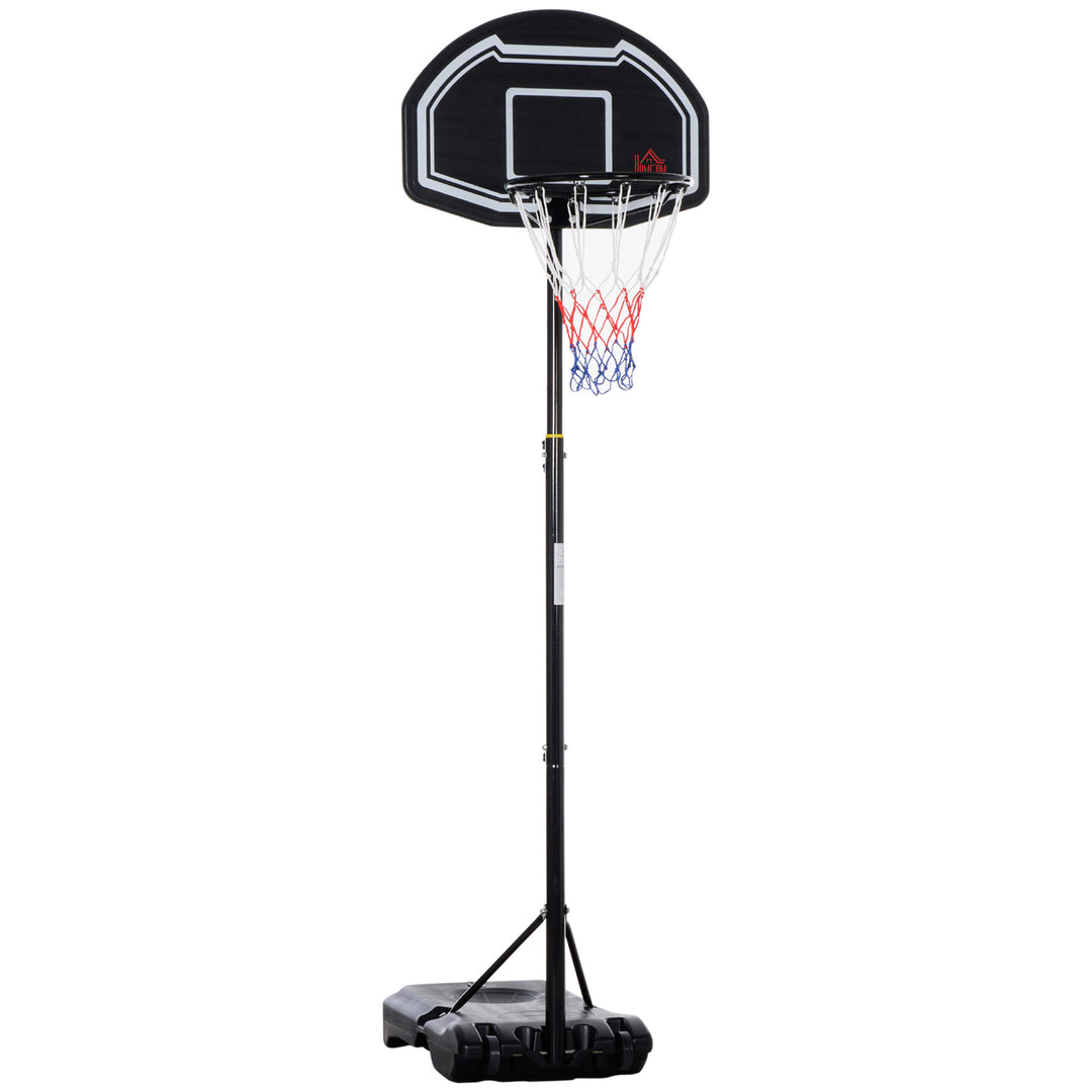 Adjustable Basketball Hoop and Stand, with Wheels and Weight Base