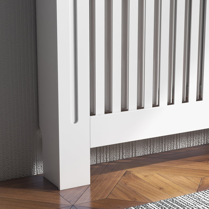 Minimalist Contemporary Radiator Covers MDF Radiator Cover 112x81x19cm White