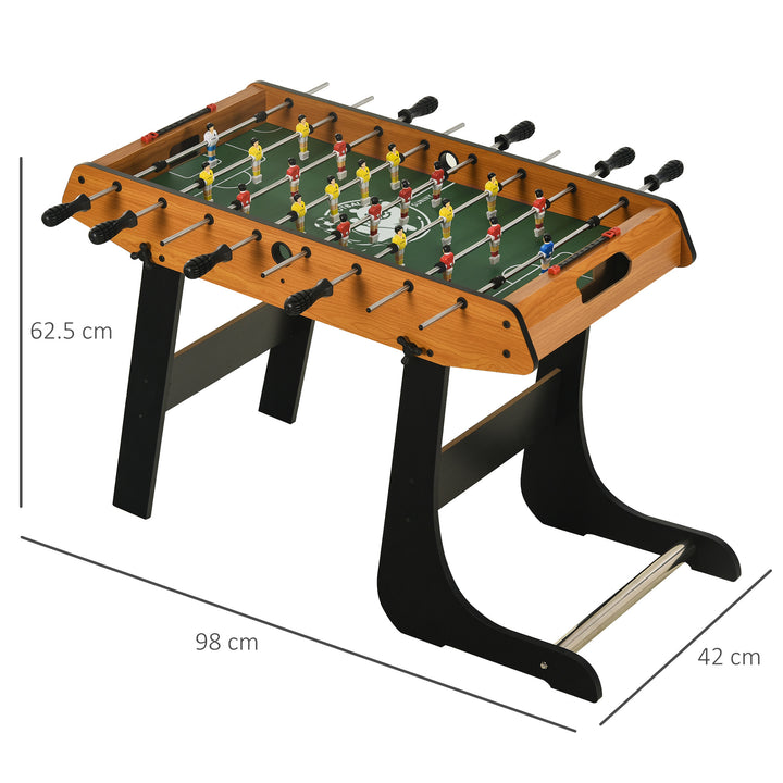 Folding Football Gaming Table Mini Foosball Soccer Table for Family Fun Kids Toy Indoor Play Sports