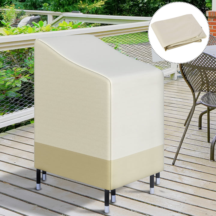 600D Oxford Cloth Waterproof Furniture Cover Wicker Chairs Garden Patio Rattan Seat Outdoor Protector L70*W90*H115cm