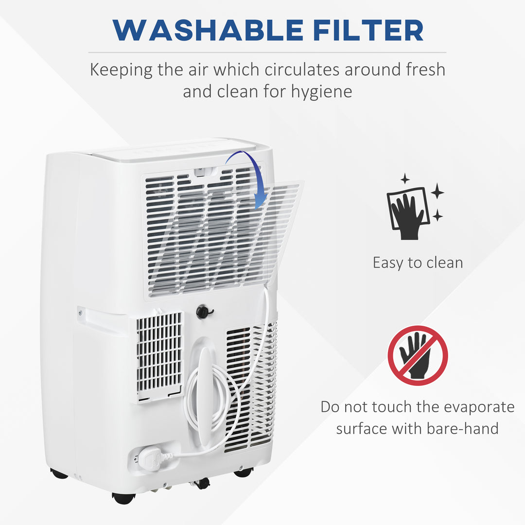 Portable Air Conditioner Dehumidifier Cooling Fan- White