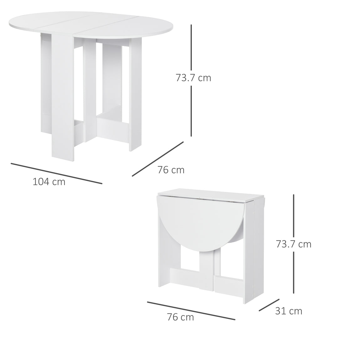 Folding Drop Leaf Dining Table Foldable Bar Table for Small Kitchen,Dining Room